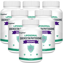 Orgabay Quercetin with bromelain, zinc, vitamin C and turmeric softgels – 360 count