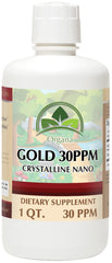 Organa Pure Crystalline Liquid Gold - 30 PPM in 32 oz bottle