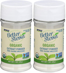 Organic Better Stevia Extract Powder Zero Calorie Sweetener – 1 oz (Pack of 2)