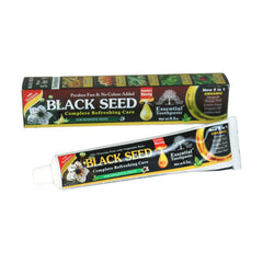 Organic Black Seed Toothpaste 5-in-1 bottle with fluoride-free vegan formula