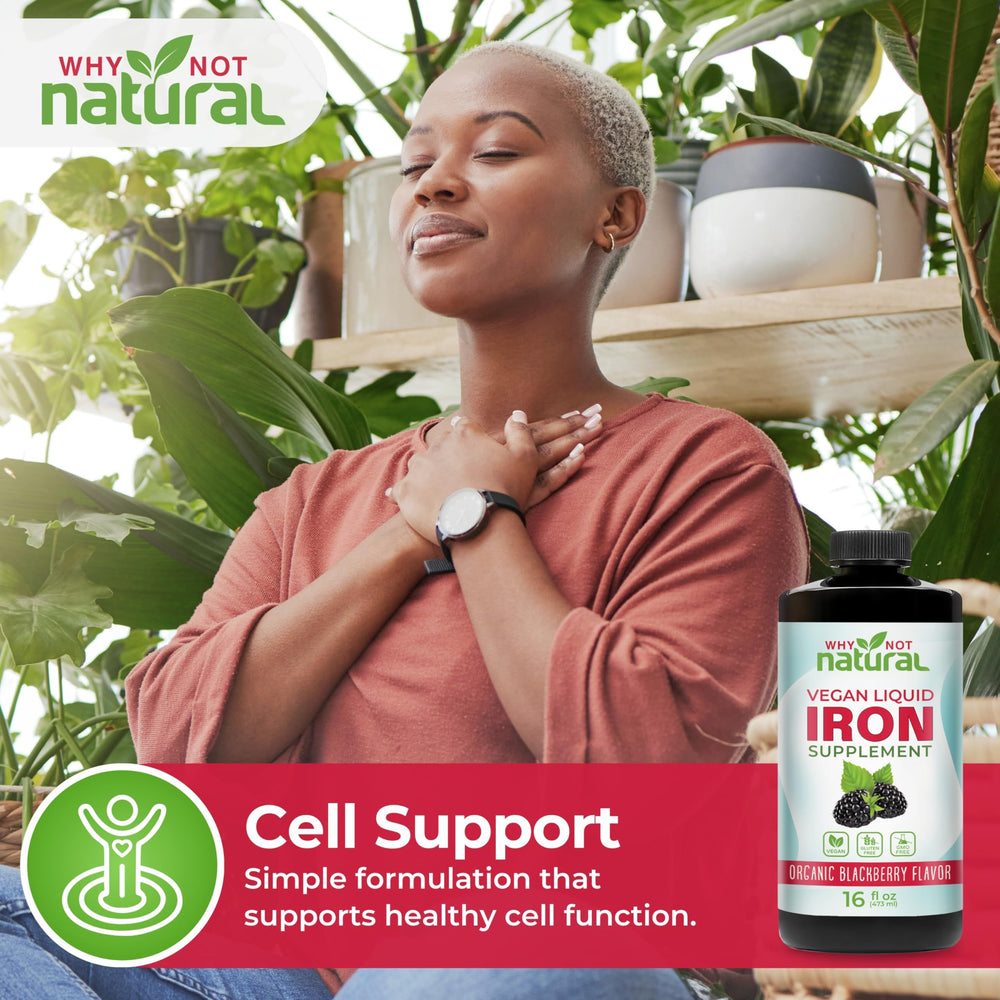 Organic blackberry flavor and vegan, non-GMO label.