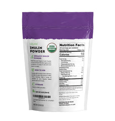Organic Blue Agave inulin powder packaging