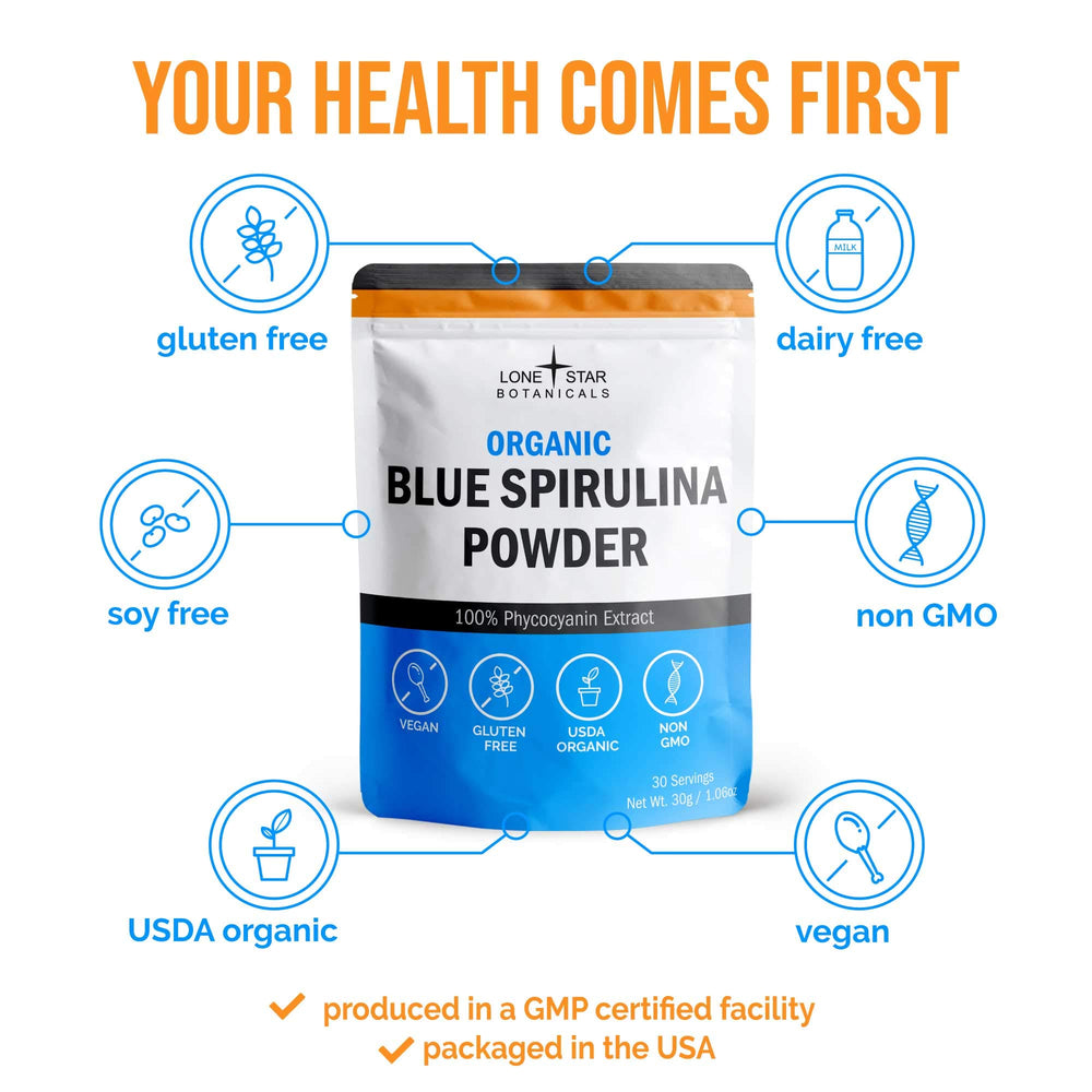 Non-GMO and gluten-free labels on packaging
