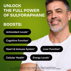 Organic broccoli sprouts with stabilized sulforaphane for brain health