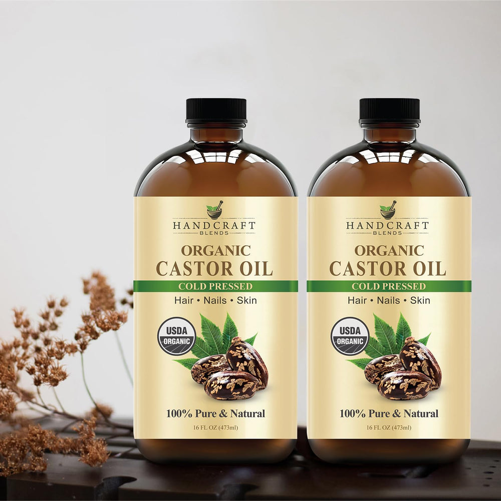 Organic hexane-free castor oil 16oz