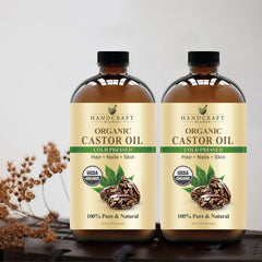 Organic hexane-free castor oil 16oz