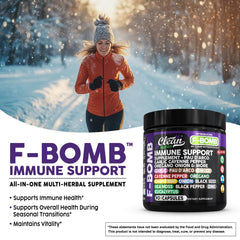 Organic cayenne pepper immune-support capsules