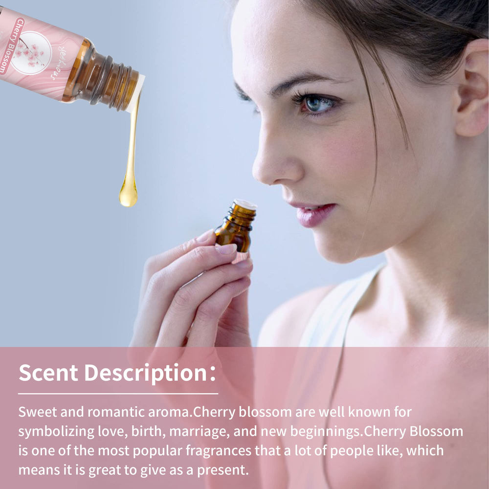 Organic packaging for yethious cherry blossom oil