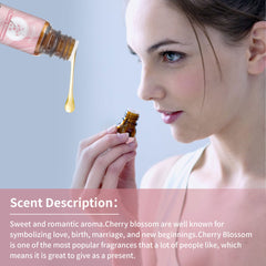 Organic packaging for yethious cherry blossom oil