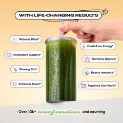 Organic chlorella and spirulina powder