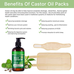 Organic cotton Castor Oil Pack Wrap