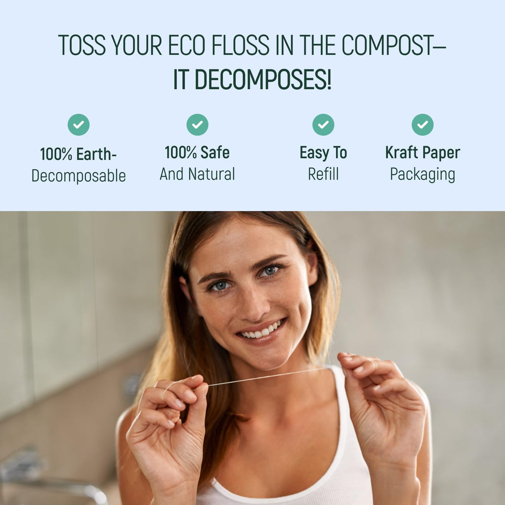 Organic floss materials and sustainable production