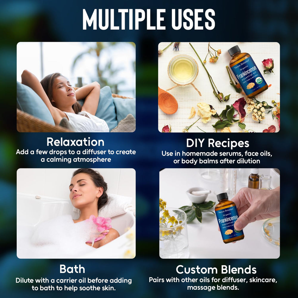 Frankincense essential oil suitable for DIY skincare and diffusers