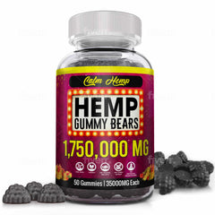 Organic hemp gummies featuring neuropathy support branding