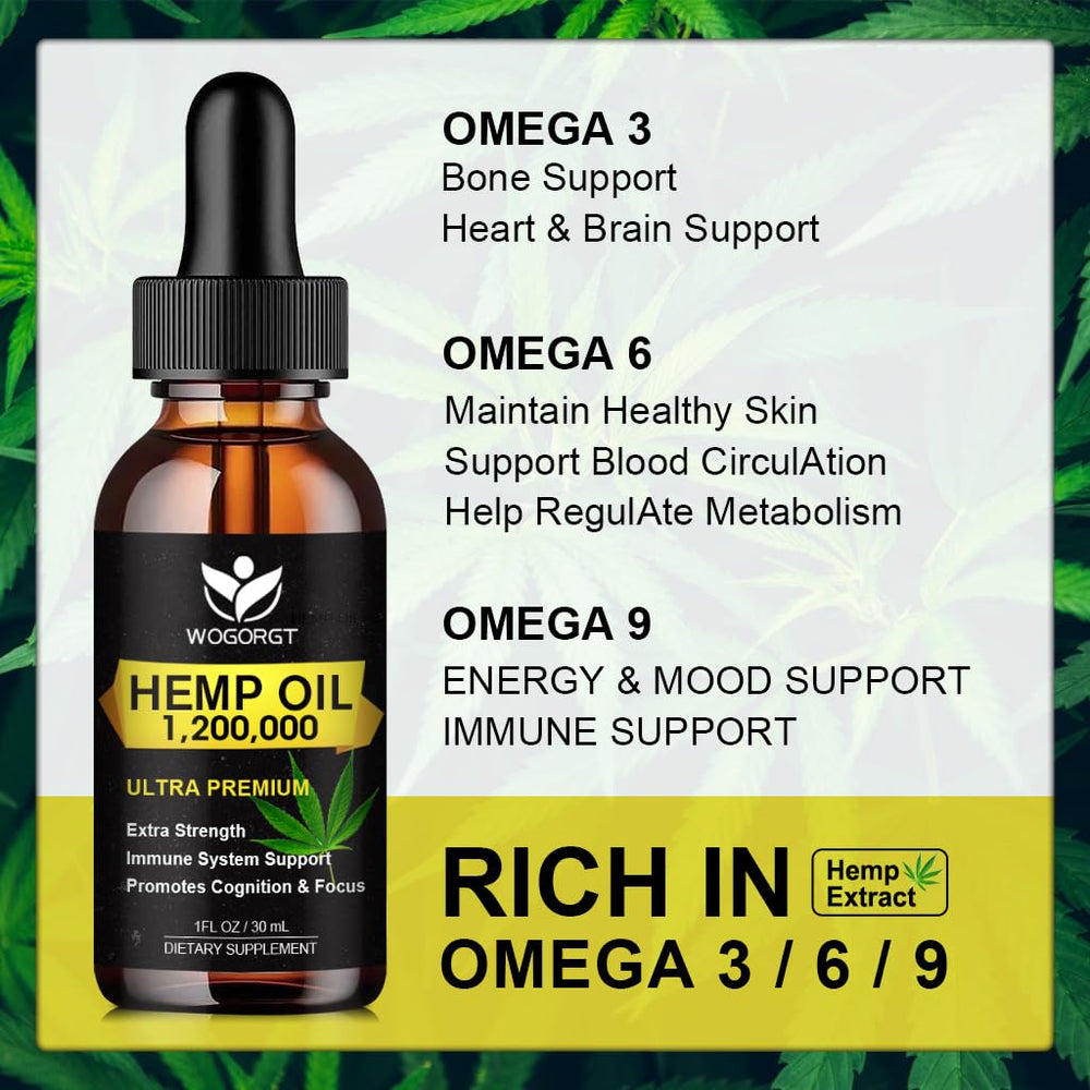 Close-up of Organic Hemp Oil 30mL bottle label