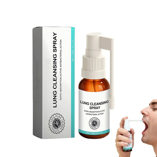 Organic herbal lung cleansing spray bottle
