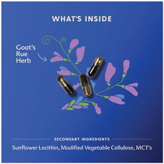 Organic herbs used in Goat's Rue lactation supplement