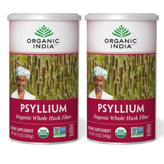 Organic India Psyllium Husk Powder Pack of 2 front view