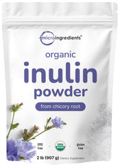 Front view of Organic Inulin Fiber Powder 2lb