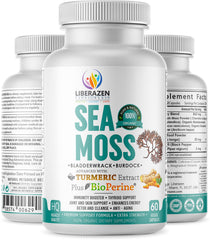 Bottle of Organic Irish Sea Moss Pills