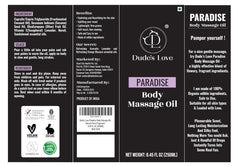 Relaxation and self care with massage oil