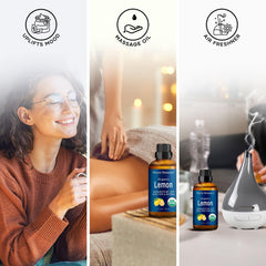 Product label highlighting hexane-free and pure ingredients