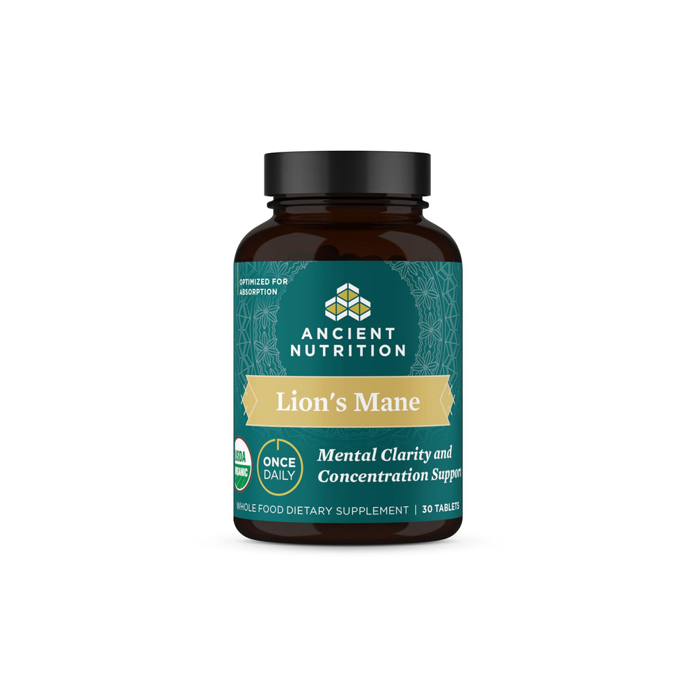 Organic Lion's Mane with Ashwagandha - 30 tablets hero image