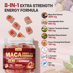 Organic maca root varieties black, red and yellow