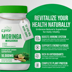 Plant-based antioxidants, vitamins, and minerals from moringa