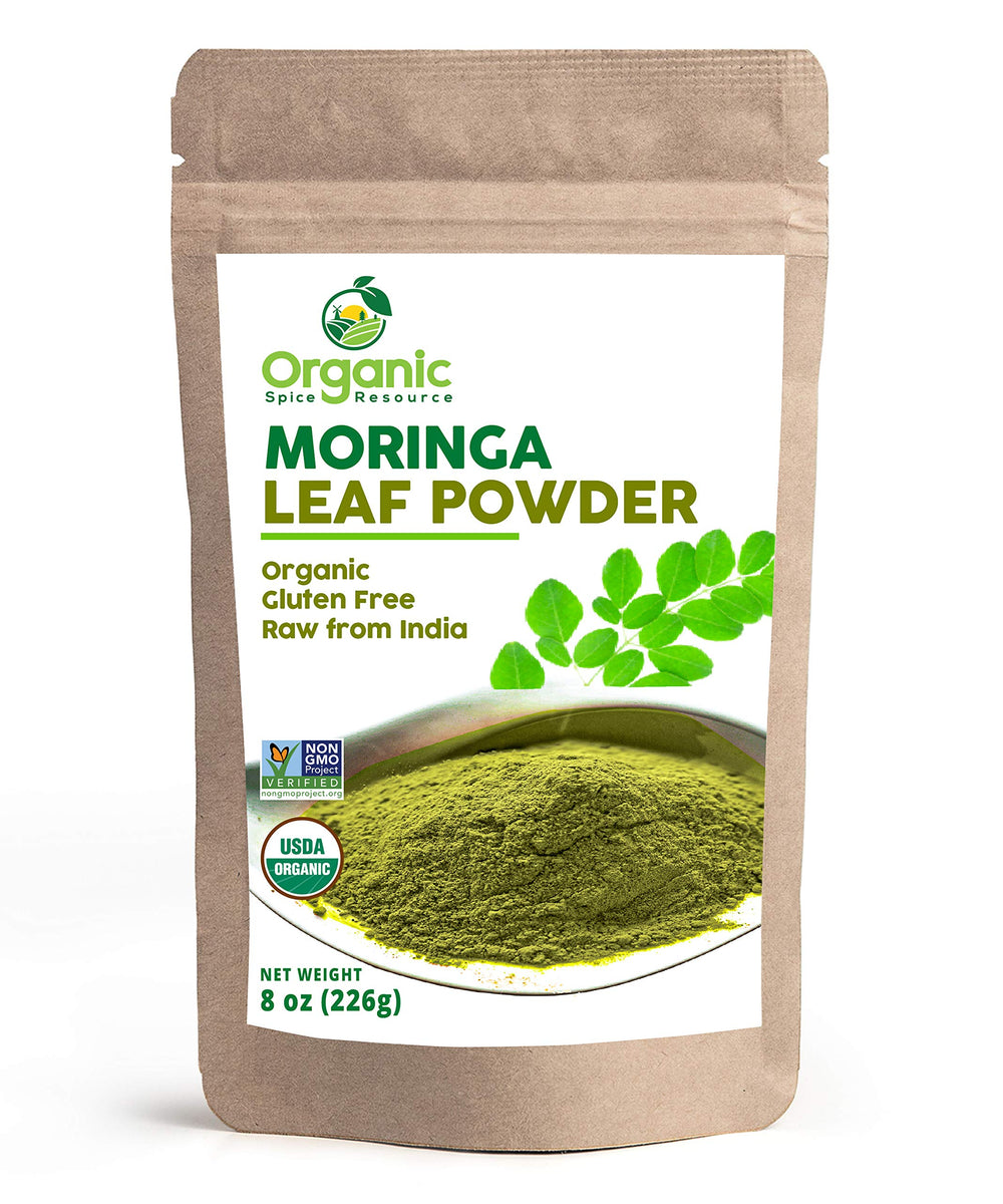 Organic Moringa Powder 8oz bag
