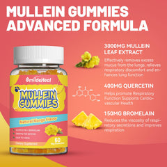 Organic mullein leaf extract for lung support