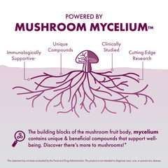 Organic mushroom mycelium used in Host Defense products