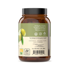 Bottle label showing 550mg per capsule