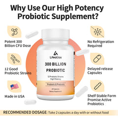 Organic prebiotic blend illustration