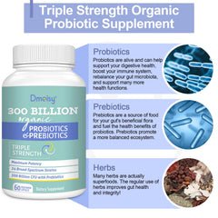 Organic herbs and prebiotics blend