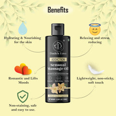Vanilla bean and jasmine fragrance illustration