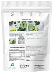 Organic Spirulina Powder 2lbs back nutrition label