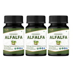 Organic Spree Alfalfa 120-tablet bottle