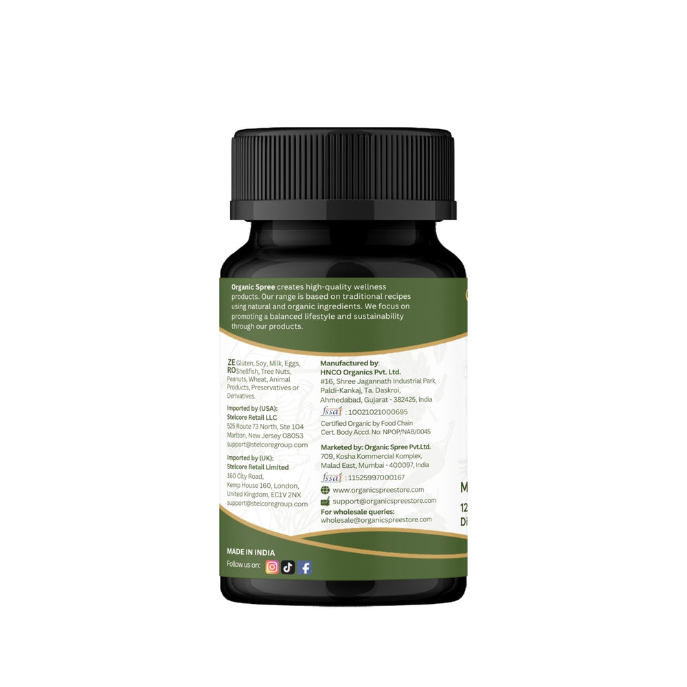 USDA Organic Certified seal on Organic Spree packaging