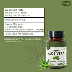 Packaging of Organic Spree Aloe Vera Tablets