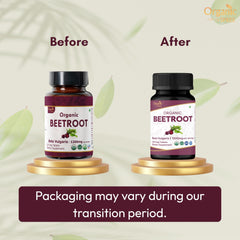 Close-up of Organic Spree Beetroot 120 Tablets