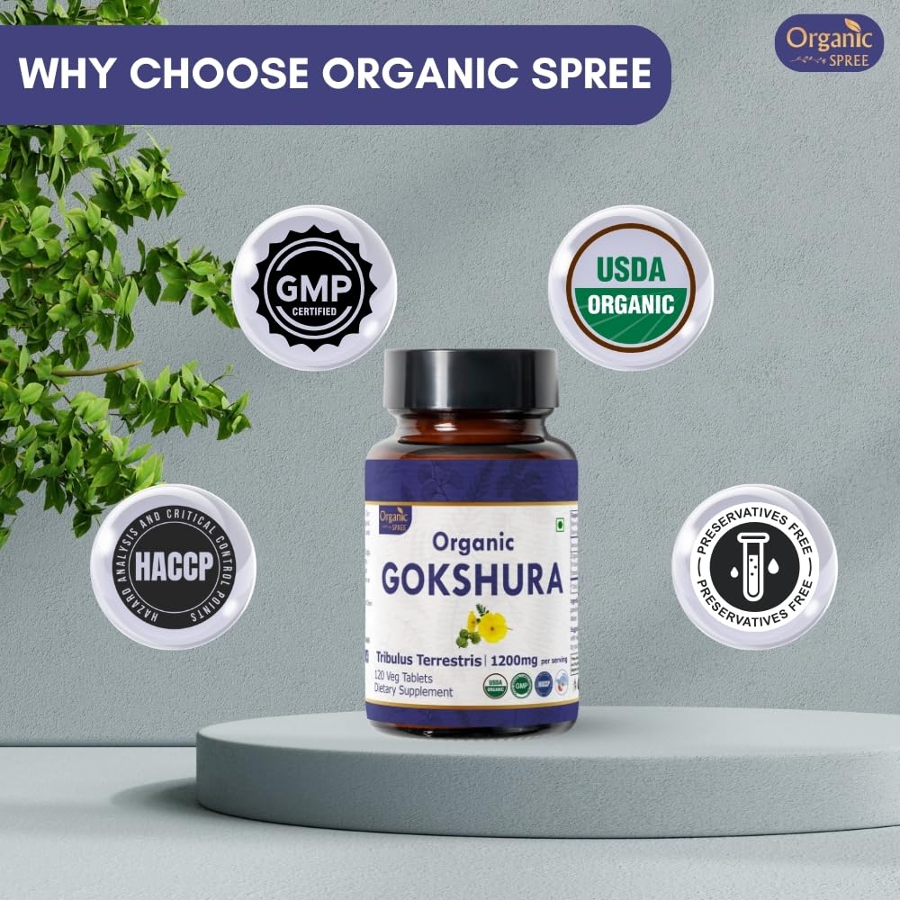 Vegetarian-friendly symbol on Gokshura packaging