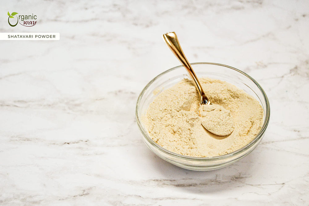 Resealable bag of Organic Way Shatavari Powder