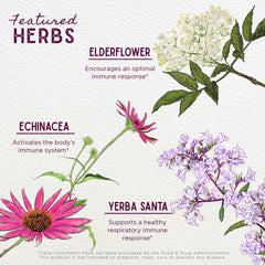 Organic and wild-harvested, forest-farmed ingredients