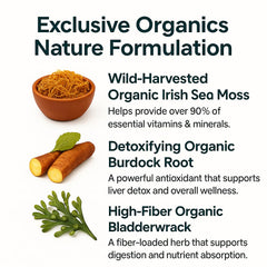 Close-up of plant-based minerals and ingredients list