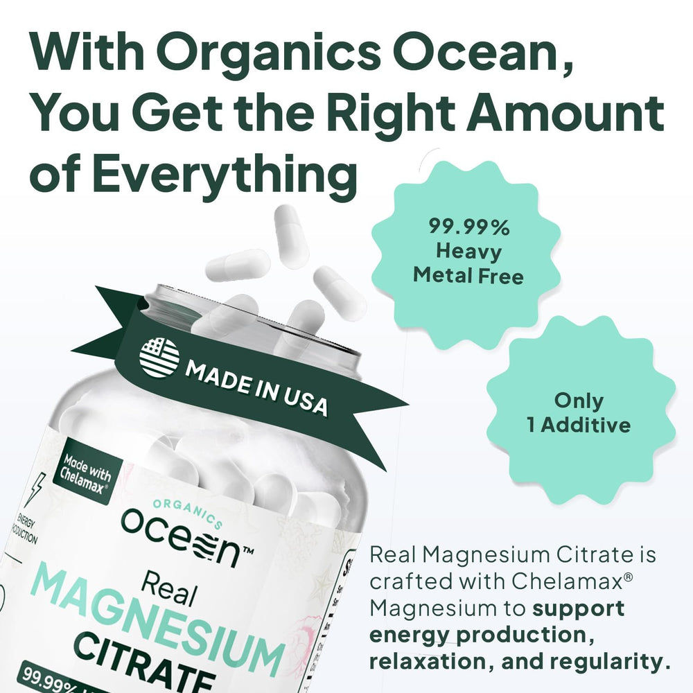 Chelamax Magnesium purity badge and packaging