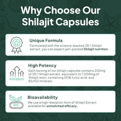 Product label highlighting 30x potency and daily capsule