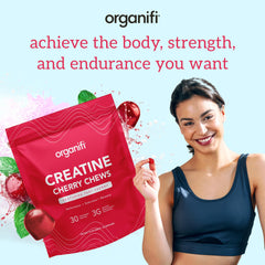 Nutrition label showing creatine monohydrate and VitaCherry