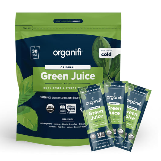 Organifi GO Packs Green Juice hero image