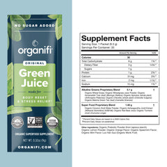 Morning routine setup with Organifi GO Packs for quick greens